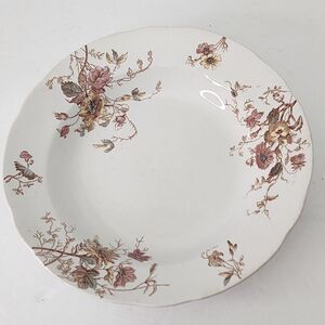 S. F. & J. England Semi Porcelain Bowl French Pattern Crown Mark Rd No 126776
